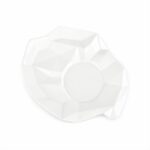 Porcelain Mug Saucer, Diamond