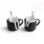Porcelain Tea Strainer, He/She