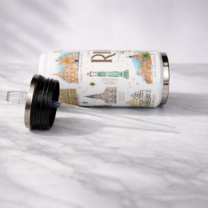 Stainless steel thermal bottle, old town riga