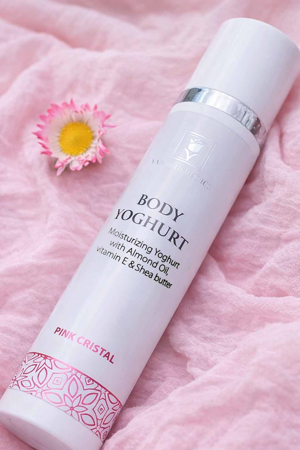 Body yogurt cream pink crystal, 100 g