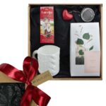 Gift Set – Chocolate, Porcelain Mug, Tea & Ceramic Tea Infuser