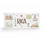 Metal Magnet with Old Town Riga Design