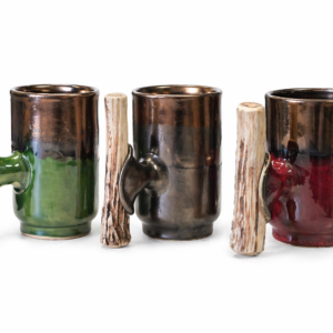 Gift set – mug with horn, kalve drip coffee, and wooden coaster