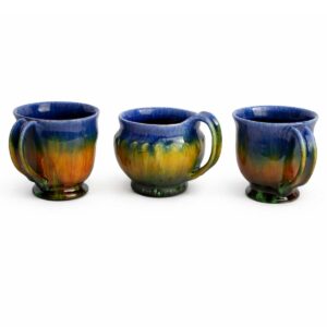 Latgale ceramic mugs, multi