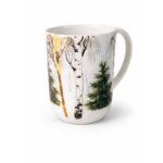 Porcelain Mug “Golden Forest”, 600 ml