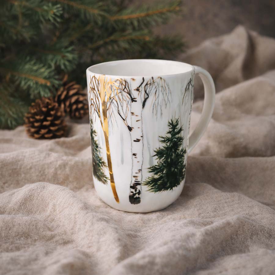 Porcelain mug “folk girl”, 350 ml (copy)