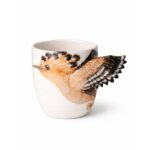 Porcelain Winged Cup “Hoopoe”, 300-350 ml