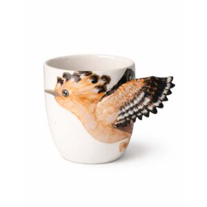 Porcelain winged cup “hoopoe”, 250-300 ml