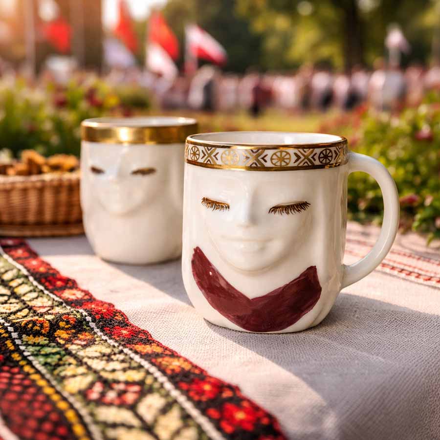 Porcelain mug “birch”, 300 ml (copy)