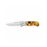Amber Folding Pocket Knife, 9 cm