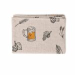 Linen Kitchen Towel "Beer", 47x70 cm