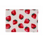 Linen Kitchen Towel "Strawberries", 47x70 cm