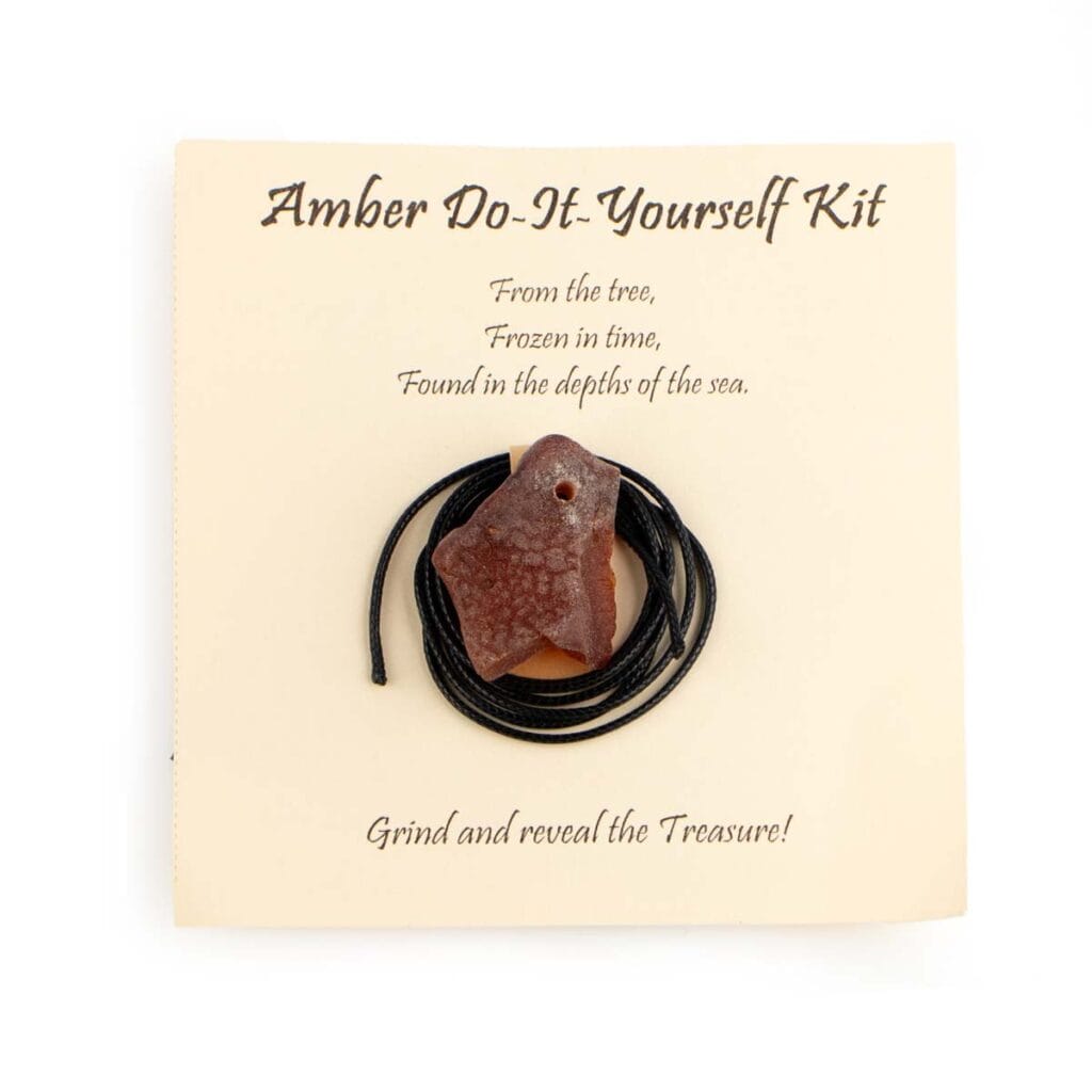 Baltic amber diy pendant kit