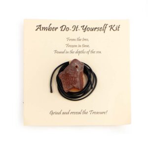 Baltic amber diy pendant kit