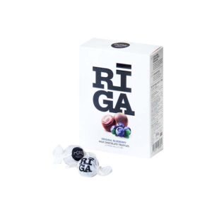 Milk chocolate truffles "riga", blueberry