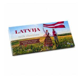 ruta-sokolade-latvija-milk-chocolate-1 "latvia" milk chocolate - "folk maiden & youth"