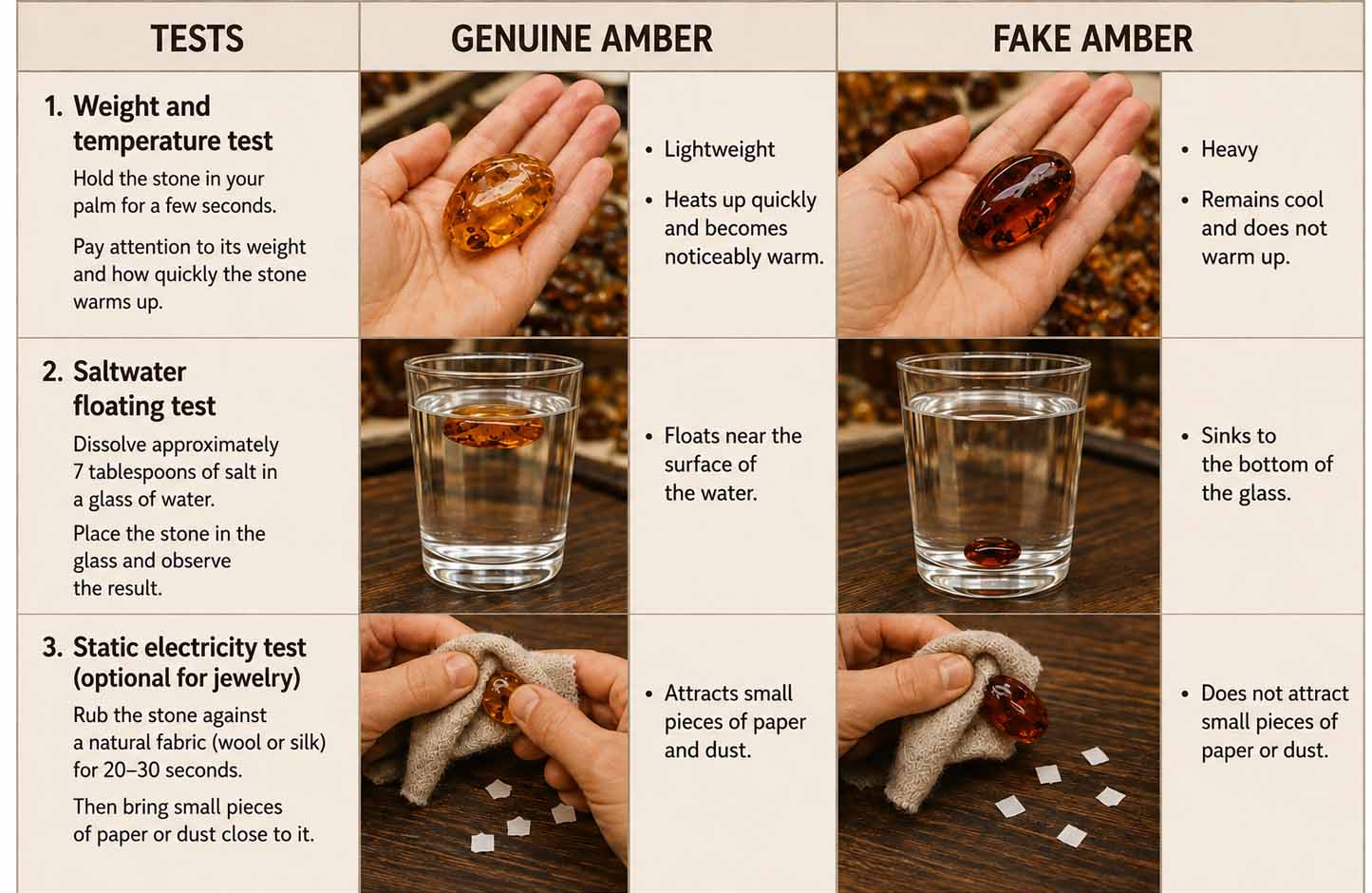 How to tell if amber stone is real the complete baltic identification and care guide
