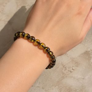 Amber bracelet, ⌀ 7 cm