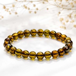 Amber bracelet, ⌀ 7 cm
