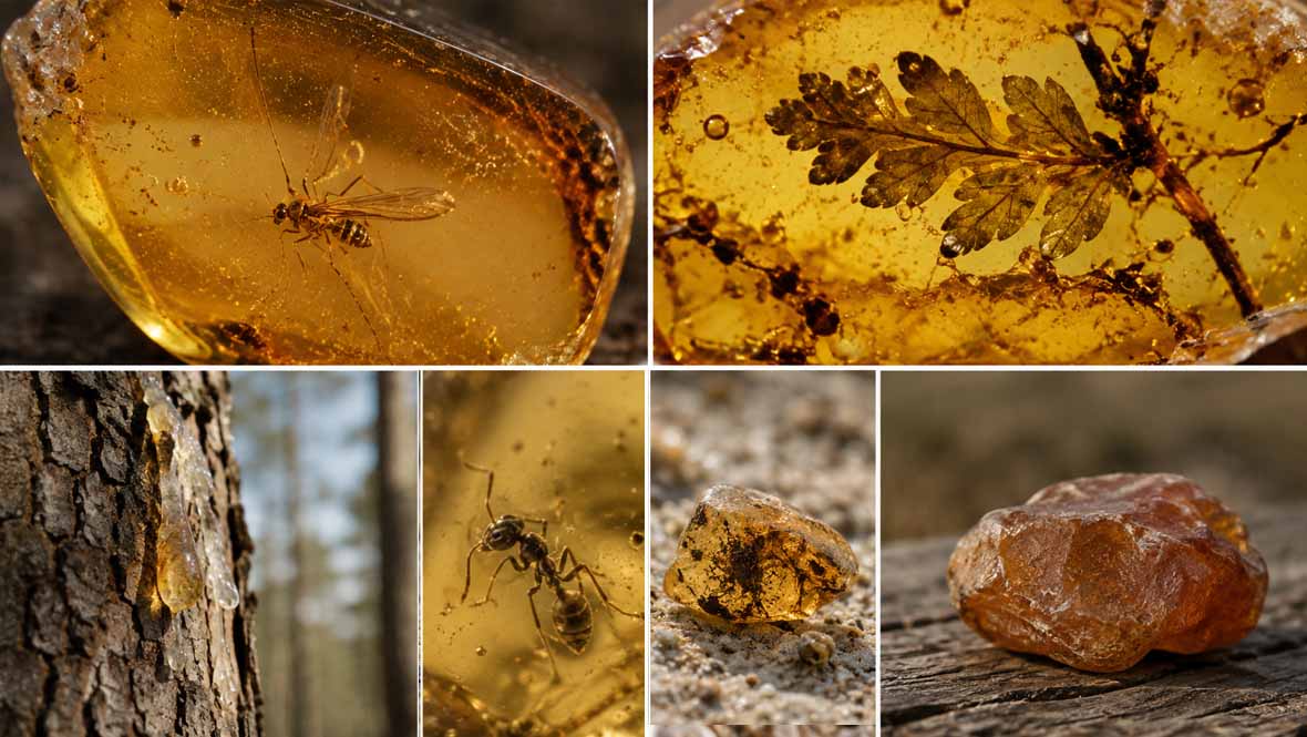 Ancient insects and plant inclusions preserved in Baltic amber