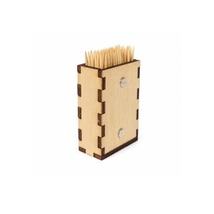 Amber toothpick holder magnet – riga cat, 6 x 4 cm