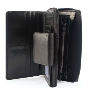 Genuine leather wallet, brown, 20 x 11 cm (copy)