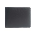 Men's Genuine Leather Wallet, Black, 12.5 x 10 cm