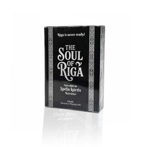 Interactive playing cards with qr — "riga", colorful