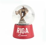 Water Snow Globe "Riga Latvia", 9 cm