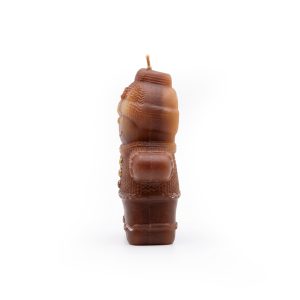 Beeswax candle “gingerbread man”
