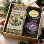 Christmas Gift Set – Creamed Honey “Suflé” & Herbal Tea